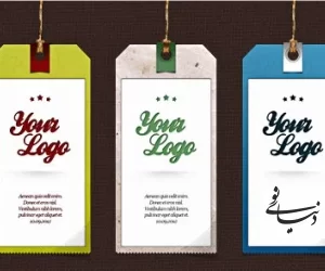 Label and tag of clothes, رمز المنتج وسعر الملابس والعلامة التجارية